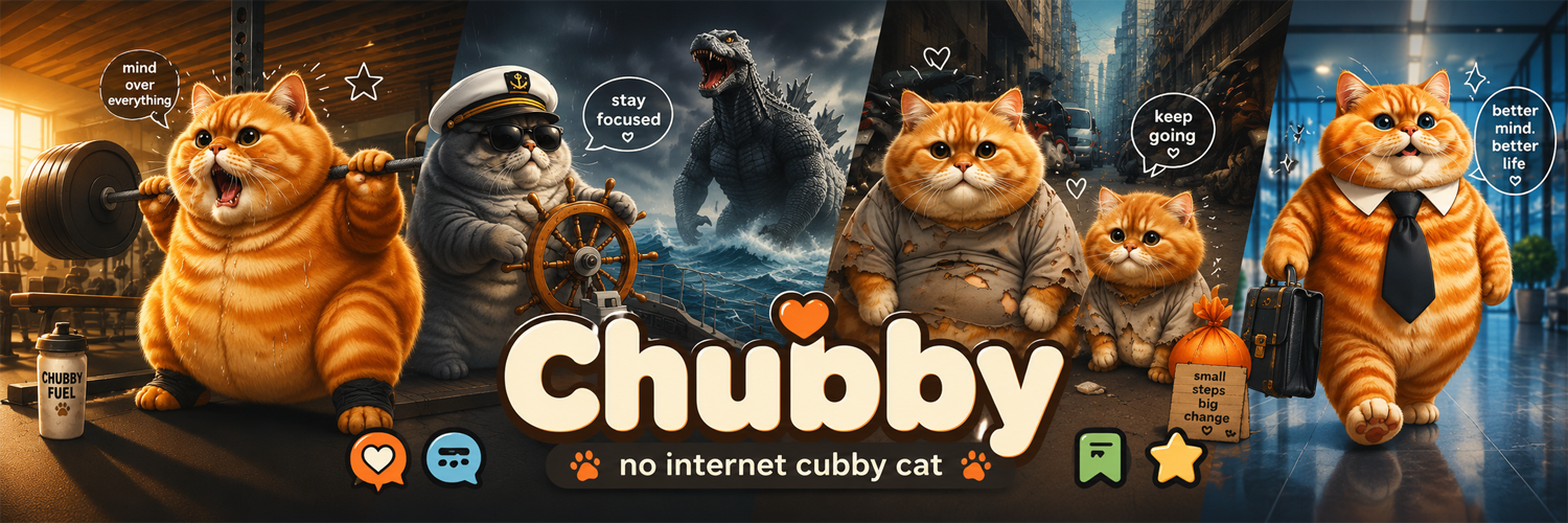 Chubby Cat four lives